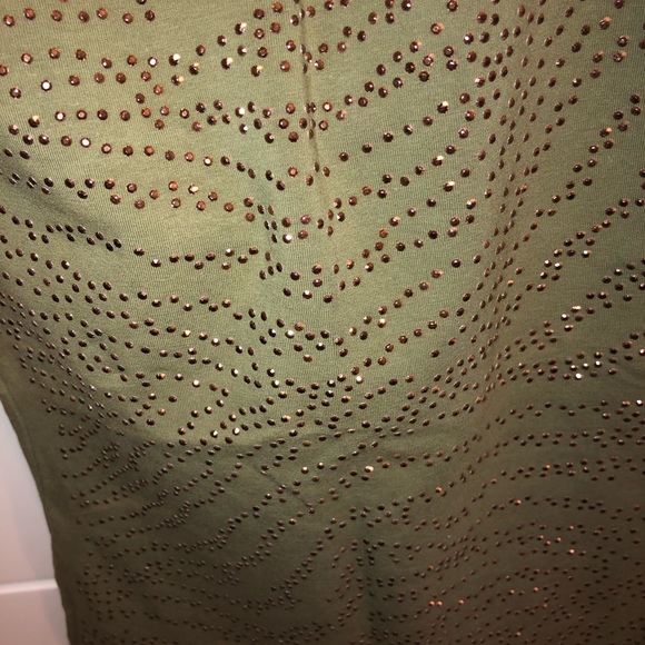 Express, one shoulder sparkle tank top. - Picture 5 of 5